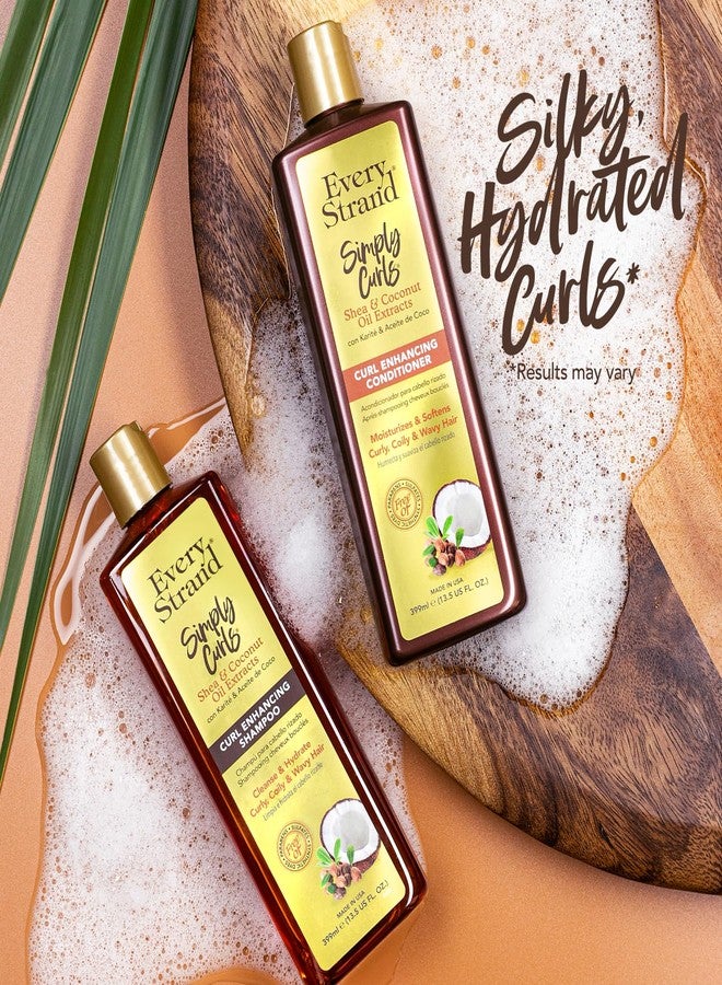 Every Strand Simply Curls Duo Pack: Shampoo and Conditioner 13.5 oz - Image 5